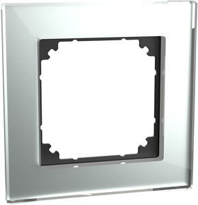 Echtglasrahmen 1-fach M-PLAN diamant Sicherheitsglas 6mm