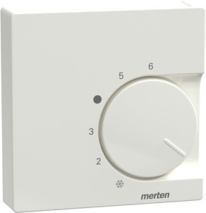 Zentralplatte für Raumtemp.Einsatz System M polarweiss glänzend