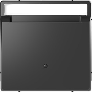 Card-Schalter mit Schriftfeld Anthrazit System Design