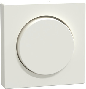 Zentralplatte mit Drehknopf polarweiss