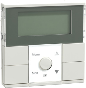 Zeitschaltuhr-Modul Standard, polar weiss glänzend, System M