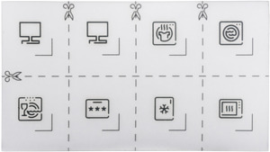 Symbolset für Steckdosen System Design