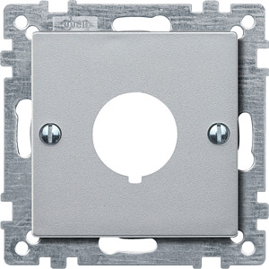 Zentralplatte für Befehlsgeräte aluminium