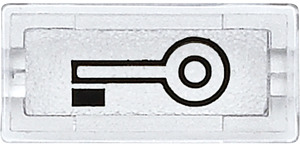 Symbol rechteckig glasklar/Tür ANTIK / Fläche / Schlagfest / AGRAR
