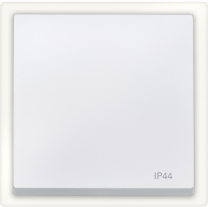 Wippe IP44 System M polarweiss Wechsel-/Kreuz.