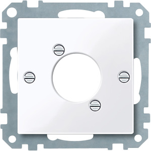 Zentralplatte Audio-Steckverbinder System M aktivweiss XLR