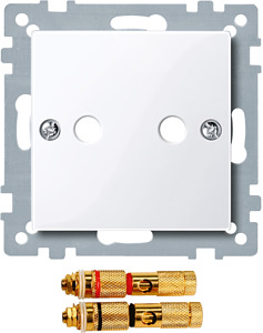 Zentralplatte High-End Lautsprecher System M aktivweiss