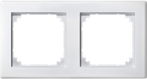 Rahmen 2-fach M-SMART polarweiss