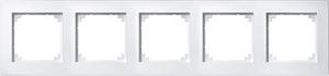 Rahmen 5-fach M-PLAN polarweiss