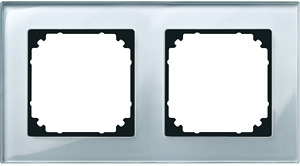 Echtglasrahmen 2-fach M-PLAN diamant Sicherheitsglas 6mm