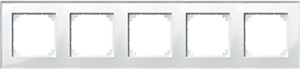 Echtglasrahmen 5-fach M-PLAN brillantweiss