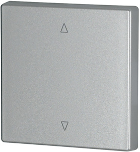 Wippe 1-fach silber glänzend