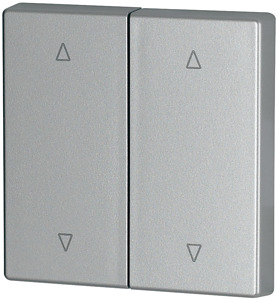 Wippe 2-fach silber glänzend