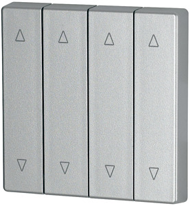 Wippe 4-fach silber glänzend