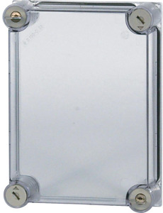Gehäuse-Deckel abschliessbar transparent rauchgrau
