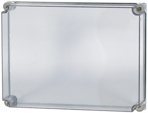 Gehäuse-Deckel abschliessbar transparent rauchgrau
