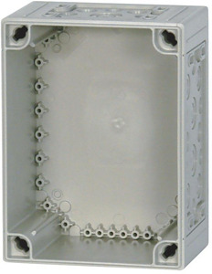 Gehäuse-Unterteil 187,5x250mm für Einzelgehäuse E m.Vorprägungen
