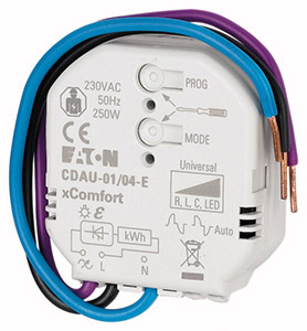 Smart Dimmaktor, R/L/C/LED, 0-250 W , 230 V AC, Einbau, Energiemessung