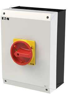 Hauptschalter P3 100A Aufbau 3- polig NOT-AUS-Funktion mit rotem