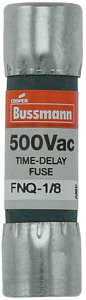 Sicherungseinsatz, Niederspannung, 0.125 A, AC 500 V, 10 x 38 mm, 13/32 x 1