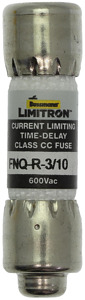 Sicherungseinsatz, Niederspannung, 0.3 A, AC 600 V, 10 x 38 mm, 13/32 x 1-1