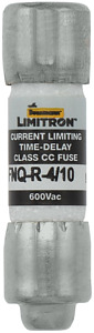 Sicherungseinsatz, Niederspannung, 0.4 A, AC 600 V, 10 x 38 mm, 13/32 x 1-1