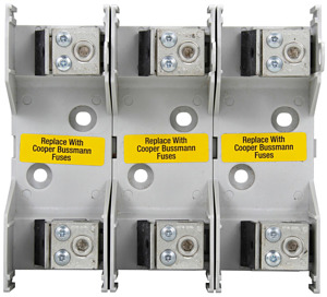 Sicherungsblock Niederspannung 100A AC 600 V, 200 kA, J, 3P, UL, Kontaktmess