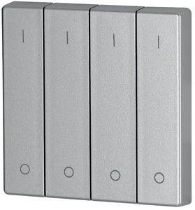 Wippe 4-fach silber 1/0