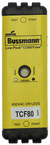 Sicherungseinsatz, Niederspannung, 80 A, AC 600 V, DC 300 V, 26 x 32 x