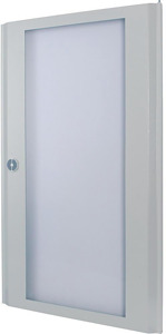 Stahlblechtür transparent mit Türdr ehriegel für IVS H x B = 1000 x 600 mm