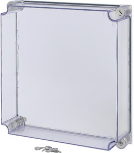 Gehäuse-Deckel abschliessbar transparent rauchgrau