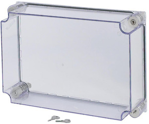 Gehäuse-Deckel abschliessbar transparent rauchgrau