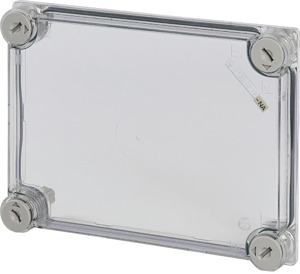 Gehäuse-Deckel 187,5x250mm rauchgr. transparent UL Einbau T125mm