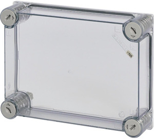Gehäuse-Deckel 187,5x250mm rauchgr. transparent UL Einbau T150mm