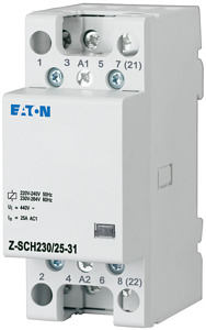 Installationsschütz 230VAC 3S+1Ö 25A