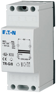 Transformator 230 V, 8 V, 1 A, 2 HP