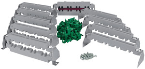 Sammelschienenset, für Verteilschie nen, 3/4p, 1000A, 35kA