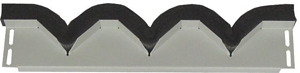 Boden-/Dachabdeckstreifen 105 mm la ng, 75 mm blind + 30 mm gezackte Schaums