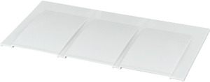 Endabdeckung lichtgrau f. 3-pol. Profil-Träger