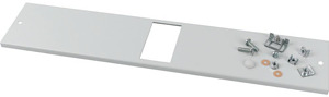 Frontblende, +Einbausatz, für PKZ4, Ebs PKZ4 horizontal 3-polig