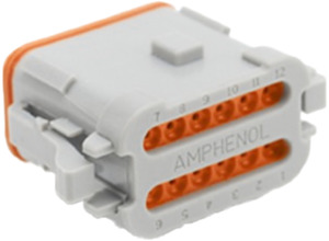 DataPanel - Powerverteiler PSF-2, S tecker 12-pol. grau, A-codiert