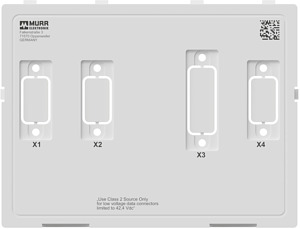Modlink MSDD Datensteckverbinderein 3xSUB-D9 + 1xSUB-D15 Aussparung