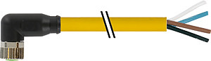 Buchse M8 gew. freies Leit.ende /PUR ge 15m