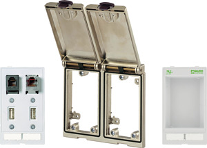 Modlink MSDD-Set: Einbaurahmen 4000 Einsatz 4000-68000-0910000 + 4000-6