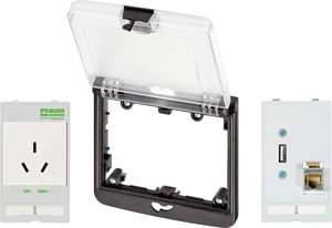 Modlink MSDD-Set: Einbaurahmen 4000 Einsatz 4000-68000-3250000 + 4000-6