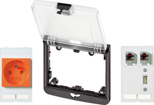 Modlink MSDD-Set: Einbaurahmen 4000 Einsatz 4000-68000-0150000 + 4000-68000-