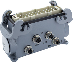 Power Distributor 4x M12 L-cod. 4-p ol.