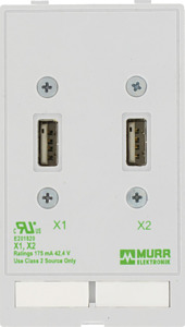 Datensteckverbindereinsatz 2xUSB Modlink 2xUSB-geschirmt