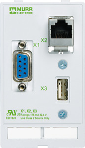Datensteckv.einsatz 9-p.+RJ45+USB Modlink 9-pol. Bu+RJ45+USB