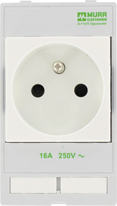 Steckdosenmodul 250V AC/16A Modlink Frankreich (UTE)